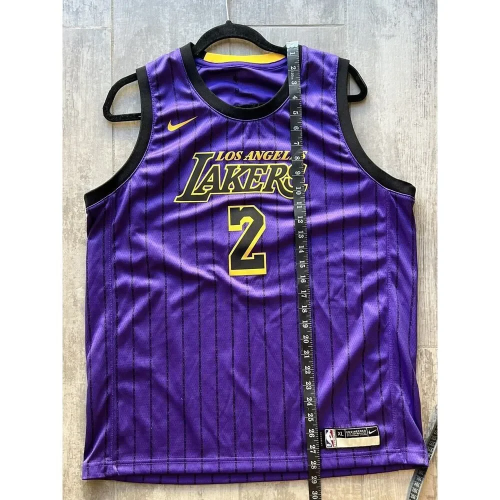 Lonzo Ball Los Angeles Lakers City Edition Nike Swingman Jersey Youth XL Purple